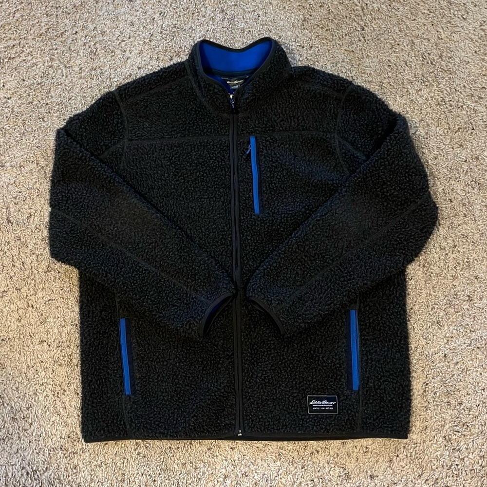 Men’s *Eddie Bauer* Outdoor Faux Shearling-Fleece Sweater